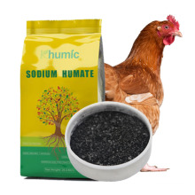 Factory Supply 100% water Soluble agriculture grade Humic acid sodium humate Powder organic fertilizer